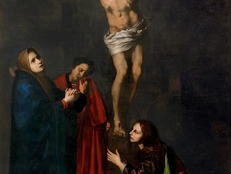 La Expiración de Cristo, lienzo de José de Ribera (h. 1616-1618), Insigne Iglesia Colegial de Osuna